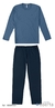 Pijama Masculino Malwee Gola Redonda 1000077321 Azul - comprar online