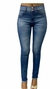 Calça Feminina PRS Cigarrete 422800 Jeans Com Elastano