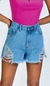 Shorts Jeans Doce Trama 102338 Jeans Médio - comprar online