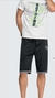 Bermuda Juvenil Masculina And.Go Moletinho Blend 26094 Meslca Preto 16 - comprar online