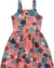 Vestido Infantil Malwee Curto 1000084127 Rosa Estampado