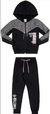 Conjunto Juvenil Feminino Angerô Moletom Boucle Capuz 27423 Marinho/Preto - comprar online