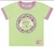 Blusa Infantil Menina Angerõ Meia Malha Apl Termo 22167 Rosa/Verde/Branco na internet