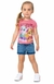 Blusa Infantil Menina Malwee Paw Patrol Baby Look 97591 Rosa