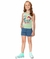 Regata Infantil Feminino Malwee Disney Princess 97642 Verde 06