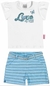 Conjunto Infantil Feminino Angerô Cotton Light Moletinho Viena 27480 Butter;Branco/Preto - comprar online