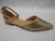 Sapato Feminino Santinelli Mule Rasteira 1450.070 Champagne