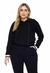 Blusa Feminina Lisamour Plus Size 201316 Verde/Preto - comprar online