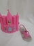 Sandália Infantil Disney Castelo Real 22954 Cinza/Rosa - comprar online