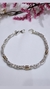 Pulsera espiga plata y oro18kl - comprar online