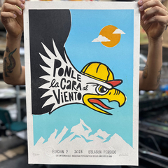 Cartel “Ponle la cara al viento” en internet