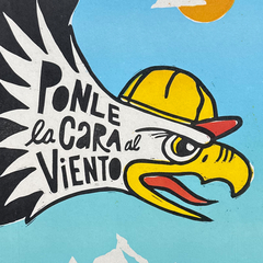 Cartel “Ponle la cara al viento” - eslabon perdido