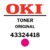 Toner OKI 43324418 - C5550 MFP/C6100 Magenta (DISC)