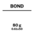 BOND 80 GRAMOS (0.61 X 50)