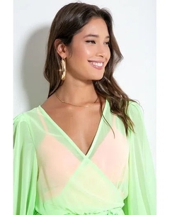 VESTIDO SILK JUSTINE CITRUS - Ephemera Store