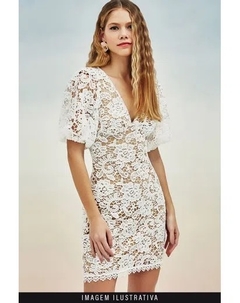 VESTIDO CURTO RESORT OFF-WHITE - comprar online