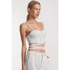 CROPPED CORSET RISCA DE GIZ - BRANCO ALL IS LOVE na internet