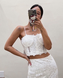 Cropped Renda Hush com alça