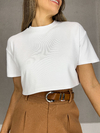 T-shirt Cropped Branco