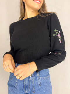 Cropped Modal Lia Preto - comprar online