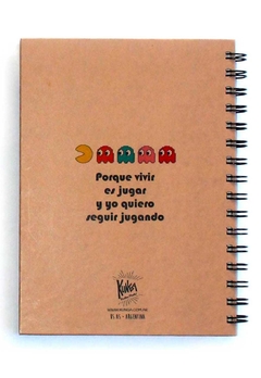 Cuadernos forrados con papel kraft