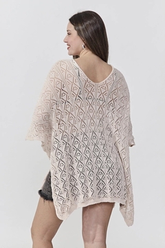 BLUSA TEJIDA CALDA- BEIGE - comprar online