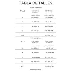 TABLA DE TALLES SWIM DAYS♥ BIKINIS