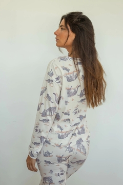 Pijama Algodon Tigres - comprar online