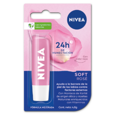 Nivea Labello Labial Soft Rose