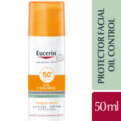 Eucerin Protector Solar Facial OIL CONTROL TOQUE SECO FPS50