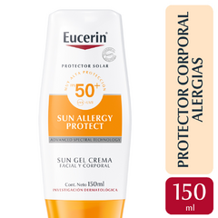 Eucerin Protector Solar Corporal Facial Crema Gel FPS50 X150ML