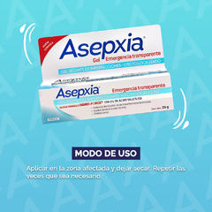 Asepxia GEL EMERGENCIA TRANSPARENTE - Farmacia y Perfumería Neuquén