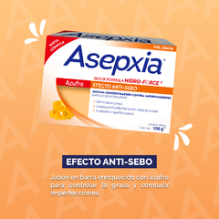 Asepxia Jabón Azufre x100g - Farmacia y Perfumería Neuquén