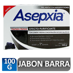 Asepxia Jabón Carbón Detóx - comprar online