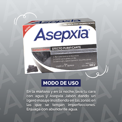 Asepxia Jabón Carbón Detóx - tienda online