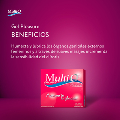 Multi O Lubricante Íntimo en Gel Pleasure x 20 g en internet