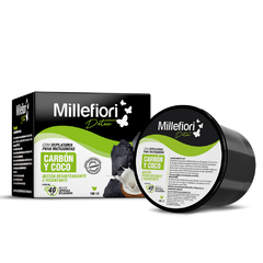 Millefiori Detox Cera Depilatoria P/Microondas con Carbón & Coco 180g Vegano!