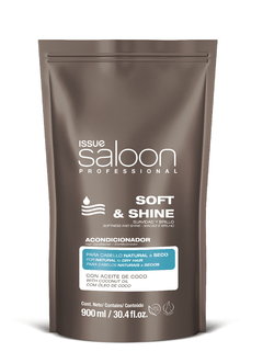 Issue Saloon Professional Acondicionador Doy Pack x900ml Soft & Shine