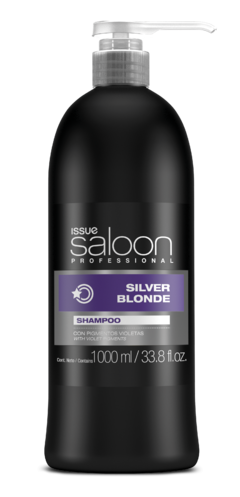 Issue Saloon Professional Shampoo 1 Litro C/Dosificador SILVER BLONDE