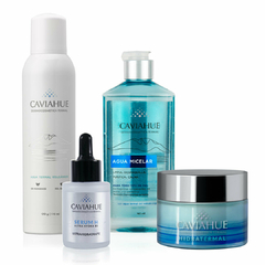 CAVIAHUE Rutina Hidratante (Agua Micelar + Serum H + Gel Hidratermal + Agua Termal) - comprar online