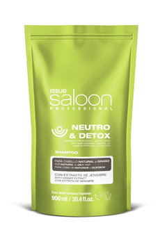 Issue Saloon Professional Shampoo Doy Pack x900ml NEUTRO & DETOX