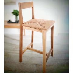 BANQUETA ALTA (Asiento madera o tejido)