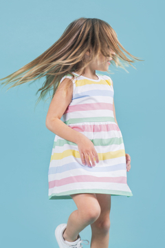VESTIDO RAYAS MULTICOLOR