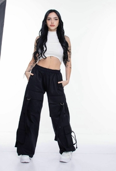 PANTALON PARACHUTE GABARDINA