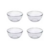 BOWL CRISTAL APILABLE X 4