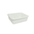 BATEA RECTANGULAR BLANCA MINI 2 LTS 21CMX18CM