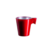 TAZA FLASHY LONGO RED 220 CC