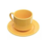 TAZA TE C PLATO 200 ML AMARILLO