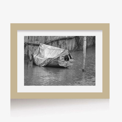 Bote Abandonado (BW) (GWA00128) - Genoveva Wallart