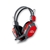 Auriculares Gamer Microfono Pc Noga Stormer St Hex Headset Color Rojo